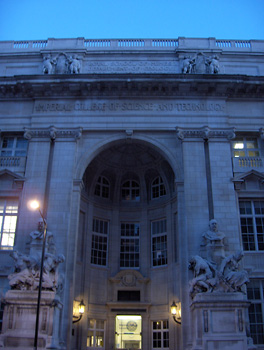 Londres nuit Imperial College