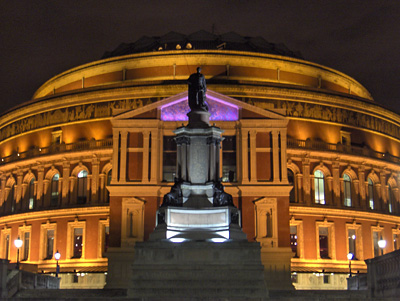 Londres nuit Royal Albert Hall