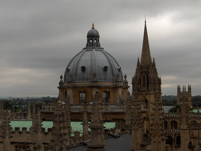 Londres Oxford Sheldonian Theater coupole vue