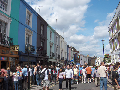 londres portobello road marche notting hill