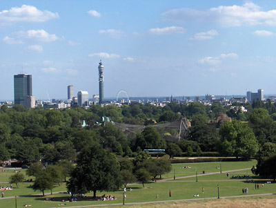 londres Vue depuis Primrose Hill