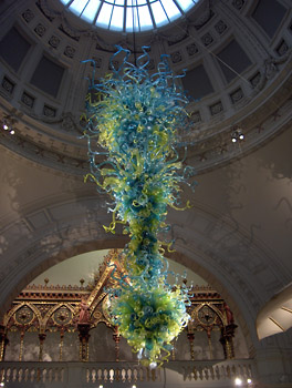 Londres Victoria and Albert Museum hall interieur