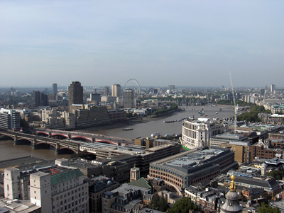 Londres vue du ciel saint paul galerie