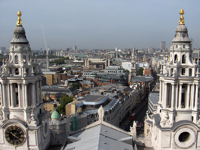 Londres vue du ciel saint paul galerie