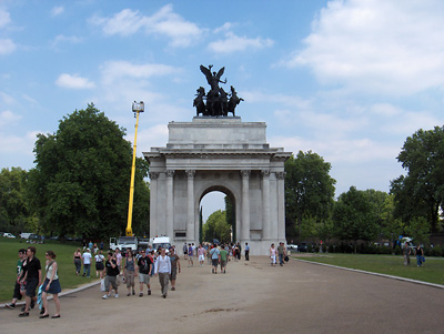 londres Buckingham Palace Wellington Arche