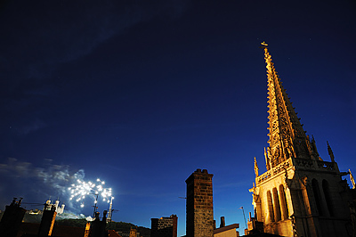 photo lyon fourviere saint nizier feu artifice