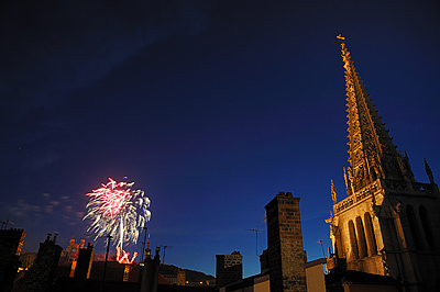 photo lyon fourviere saint nizier feu artifice