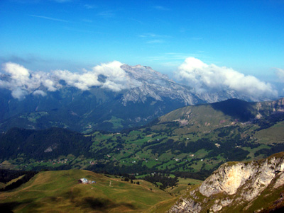 photo montagne alpes randonnée Mont Charvin Marlens