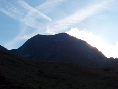 photo montagne alpes randonnée Mont Charvin lever de soleil