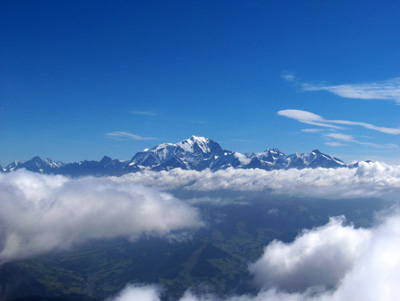 photo montagne alpes randonnée Mont Charvin sommet Mont Blanc