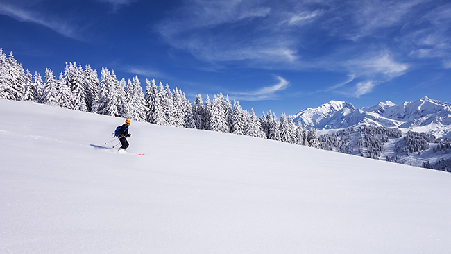 photo montagne alpes ski randonnée savoie beaufortain saisies mont clocher