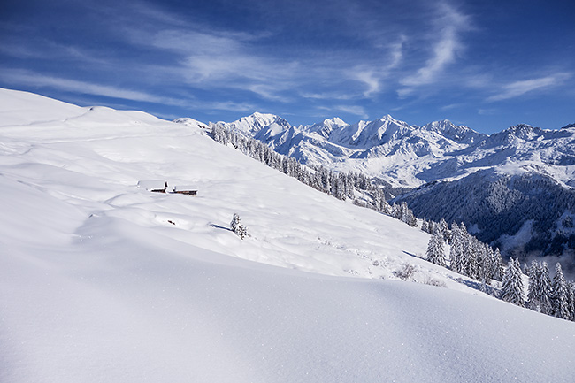 photo montagne alpes ski randonnée savoie beaufortain saisies mont clocher