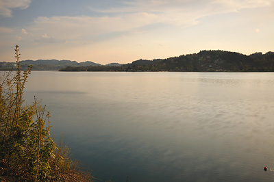 photo montagne alpes randonnée chartreuse mont grele lac d'aiguebelette coucher de soleil