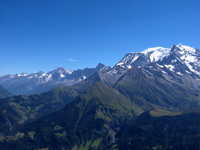 photo montagne alpes randonnée Mont Joly Mont Blanc aiguilles