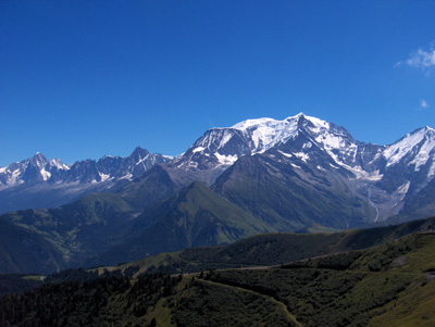 photo montagne alpes randonnée Mont Joly Mont Blanc Croix du Christ