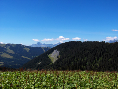 photo montagne alpes randonnée Mont Joly retour