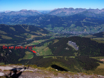 photo montagne alpes randonnée Mont Joly départ