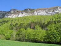 photo montagne alpes randonnée Mont Saint Martin rochers de l'église