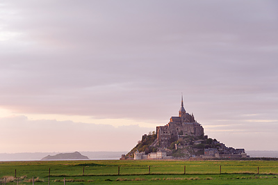 photo france bretagne normandie mont saint michel baie coucher soleil