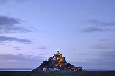 photo france bretagne normandie mont saint michel baie coucher soleil