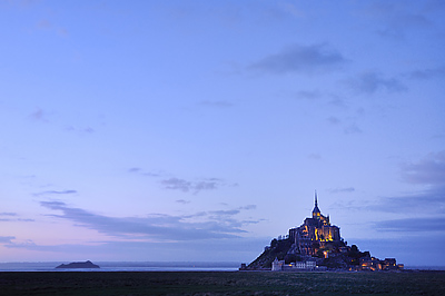 photo france bretagne normandie mont saint michel baie coucher soleil