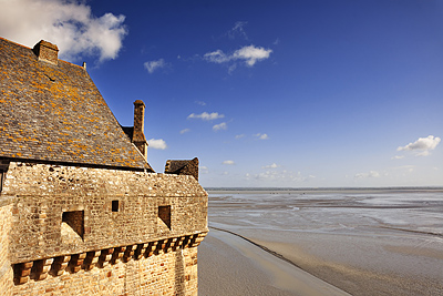 photo france bretagne normandie mont saint michel baie remparts