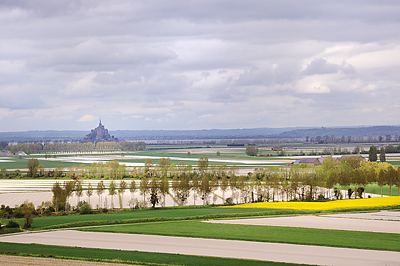 photo france bretagne normandie mont saint michel baie polder roz sur couesnon