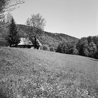 photo montagne alpes bauges randonnée montagne bange chalet mariet dessus rolleiflex