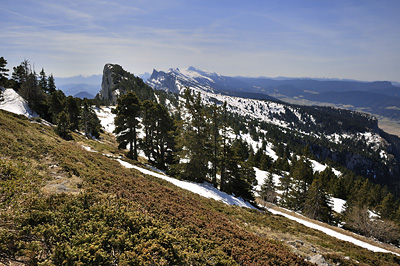 photo montagne randonnée vercors moucherotte plateau ramees cretes