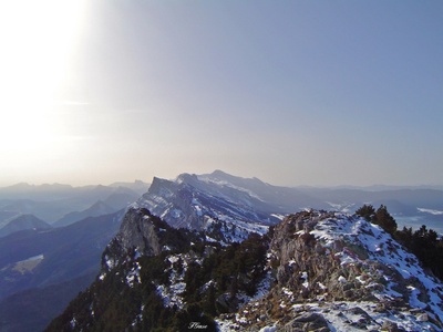 photo montagne alpes randonnée Moucherotte arêtes Vercors