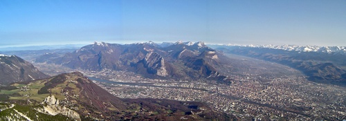 photo montagne alpes randonnée Moucherotte panoramique