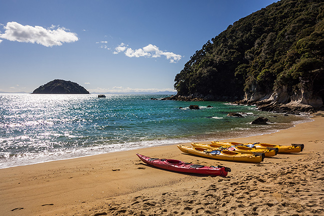 photo voyage nouvelle zelande abel tasman national park coast track rando randonnée trek kayak great walk