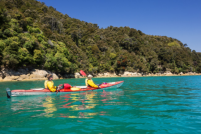 photo voyage nouvelle zelande abel tasman national park coast track rando randonnée trek kayak great walk