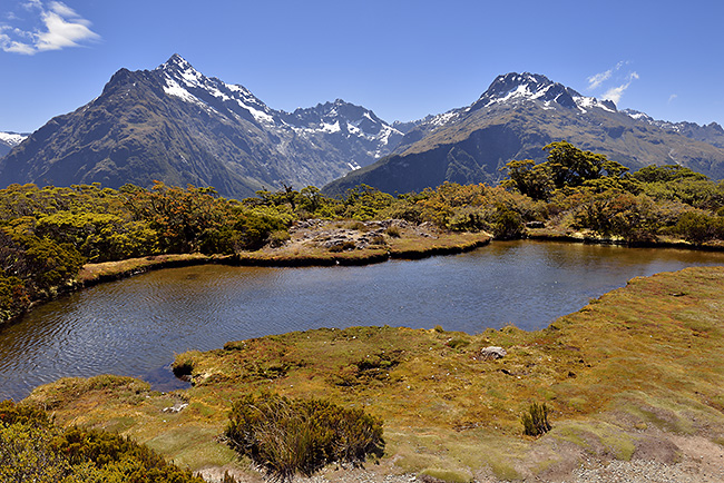 photo voyage nouvelle zelande fiordland routeburn track key summit