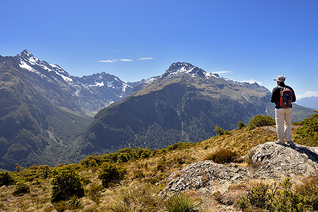 photo voyage nouvelle zelande fiordland routeburn track key summit