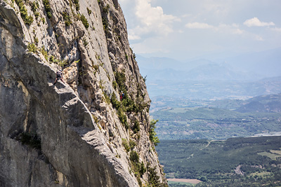 photo montagne alpes escalade grande voie baronnies hautes alpes orpierre maitre danse