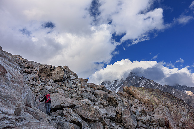 photo montagne alpes alpinisme italie courmayeur val veni petit mont blanc bivouac rainetto