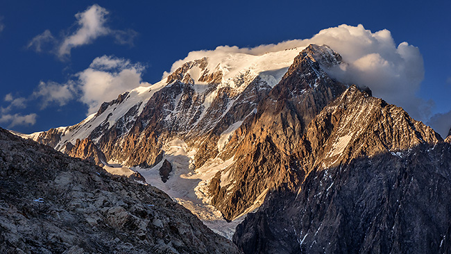 photo montagne alpes alpinisme italie courmayeur val veni petit mont blanc bivouac rainetto