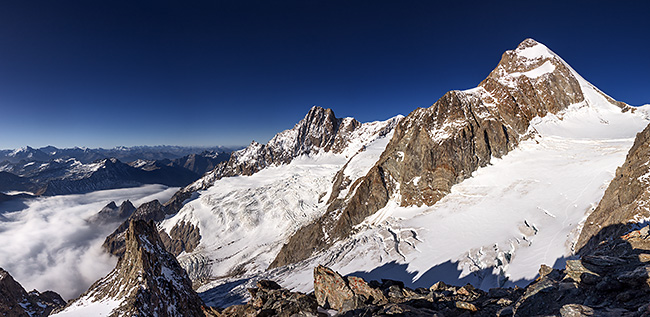 photo montagne alpes alpinisme italie courmayeur val veni petit mont blanc bivouac rainetto