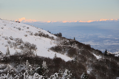 photo montagne randonnée pilat cret oeillon perdrix