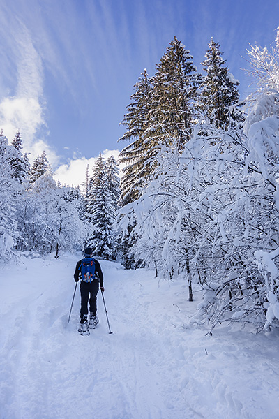 photo montagne alpes randonnée rando raquettes savoie beaufortain areches plan villard