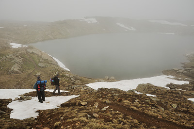 photo montagne alpes ecrins grandes rousses arves randonnée plateau emparis lac noir