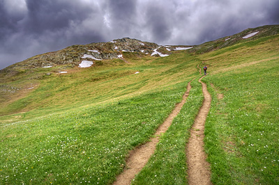 photo montagne alpes ecrins grandes rousses arves randonnée plateau emparis