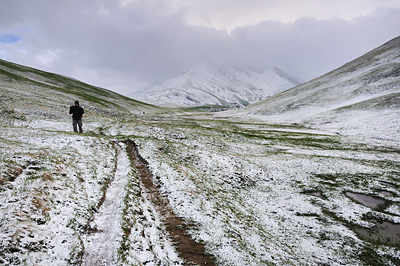 photo montagne alpes ecrins grandes rousses arves randonnée plateau emparis neige