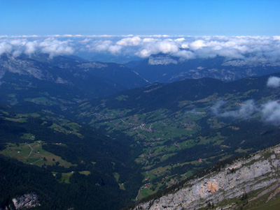 photo montagne alpes randonnée Pointe de Mandallaz sommet