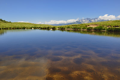 photo montagne alpes belledonne randonnée pointe de rognier lac des grenouilles