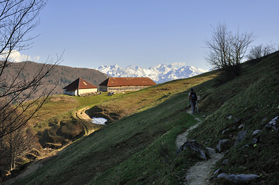 photo montagne randonnée chambery bauges pointe galoppaz