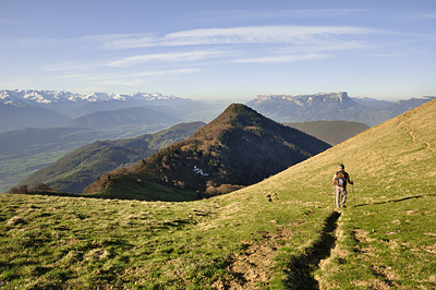 photo montagne randonnée chambery bauges pointe galoppaz