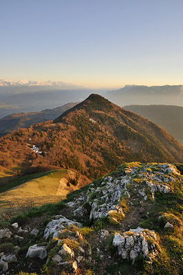 photo montagne randonnée chambery bauges pointe galoppaz