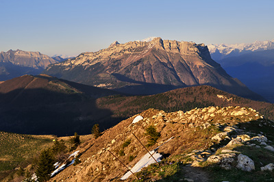 photo montagne randonnée chambery bauges pointe galoppaz